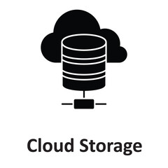 cloud storage Vector Icon which can easily modify or edit