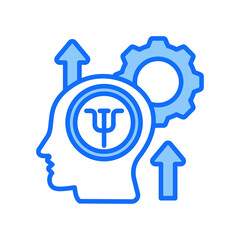 Developmental Psychology blue color icon