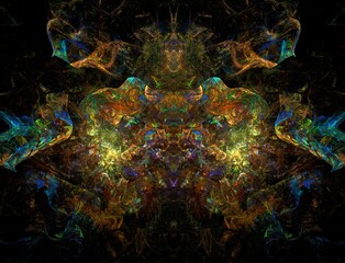 Imaginatory fractal abstract background Image