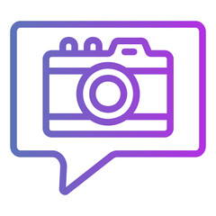 camera Gradient icon
