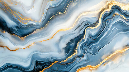 Abstract marble water wave background, 3d fluid ocean object texture, iridescent opalescent gradient, modern luxury art deco wallpaper, aesthetic beauty pattern in pastel watercolor painting landscape