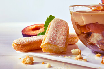 Toffee Pudding Tiramisu Dessert, Löffelbiskuits, Italien, Zutat, Kekse, 
