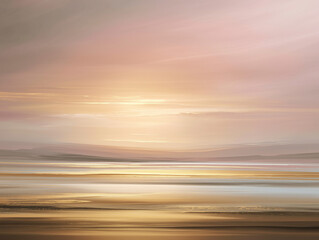 Obraz premium Golden Horizon Lines