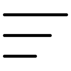 Ascending sort representation for data organization and user interface design in applications and websites