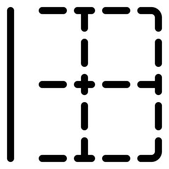 Stylish left cell border design for enhancing table layouts and data presentation in digital applications