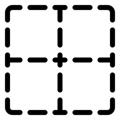 Clean and simple design for cell borders in spreadsheets and data tables, enhancing clarity and organization in digital documents