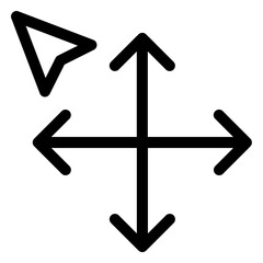 Interactive cursor for selection and navigation in digital interfaces and applications