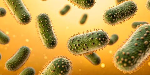 Microscopic World of Bacteria and Microbes