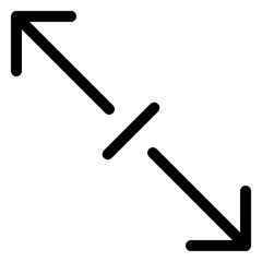 Diagonal expansion graphic for user interface design and interactive applications