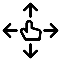 Gesture for expanding content in user interfaces and applications