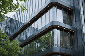 Fototapeta premium Facade of a corporate structure