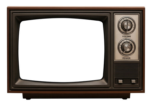 Blank Screen Televisions Ready For Your Content Isolated on Transparent PNG Background.