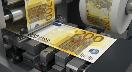 Euro Banknote Printing Machine.