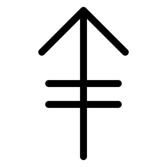 Keyboard key for page up function in digital applications and user interfaces