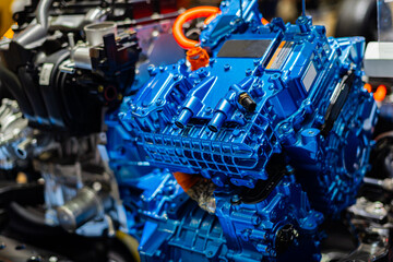 New engine model of car for show