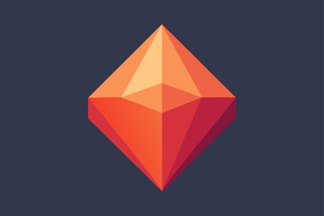 Colorful vector geometric abstract background with 3d paper origami triangle pattern