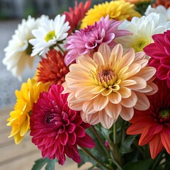 bouquet of chrysanthemums