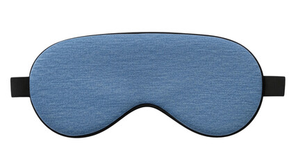 Sleep mask light blocking eye mask comfortable night sleep aid travel nap relaxation soft blue eye cover on transparent background