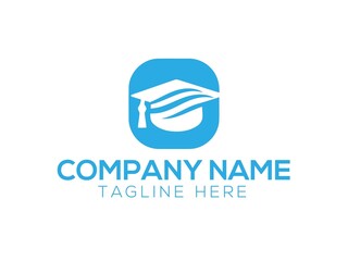 Student face with graduation cap – Future Leader Logo