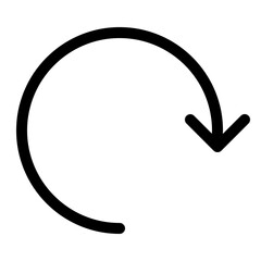 Dynamic refresh arrow design for seamless synchronization in digital applications and user interfaces