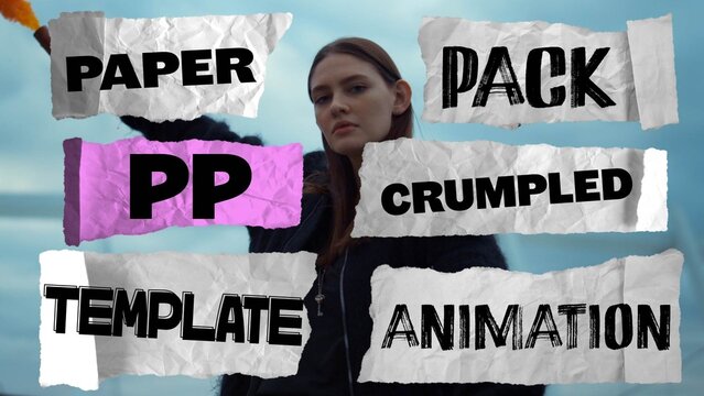 Crumpled Paper Animation