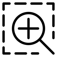 Fototapeta premium Magnifying glass representing zooming in on a page for enhanced focus and detail in digital content