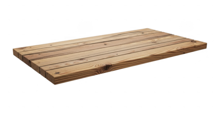 Rustic wooden cribbage board isolated on transparent background