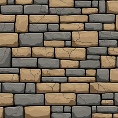 Obraz premium brick, wall, texture, masonry, stone, rustic, pattern, construction, architecture, surface, design, background, block, facade, exterior, interior, vintage, housing, structure, building, urban, rough, 