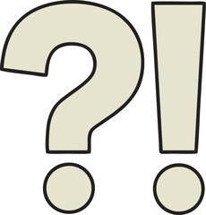 Questioning the obvious with an exclamation mark