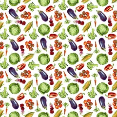 Colorful variety of fresh vegetables arranged neatly on a white background showcasing nature's bounty