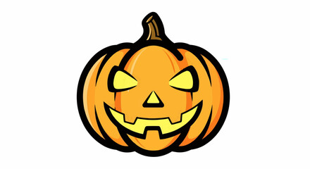 halloween pumpkin head