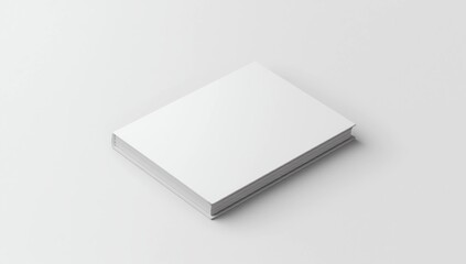 Fototapeta premium empty, blank, mockup, paper, book, white, template, 