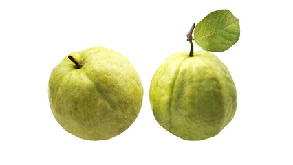 guava fruit isolated on Transparent background.