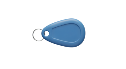 Gantungan Kunci Biru, Dengan Ring