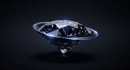 Diamond Gemstone Abstract Design.