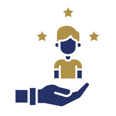 Costumer  Icon Element For Design	