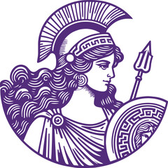 Goddess Athena, Symbol of Wisdom and War