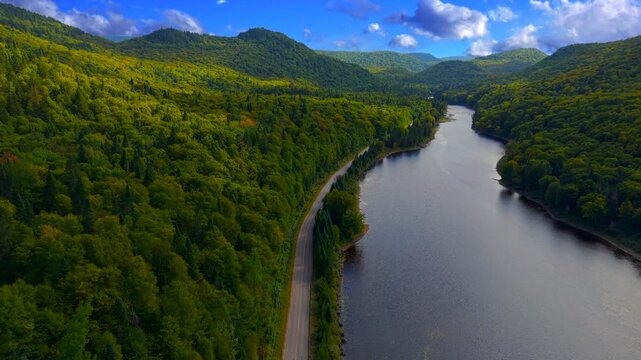 mountain river in the mountains