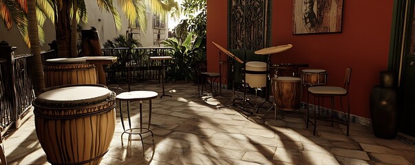 Open Terrace Jazz Bar With