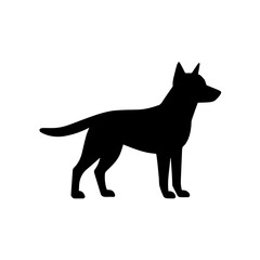 Standing Dog Silhouette