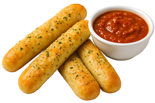 garlic breadsticks with marinara dip