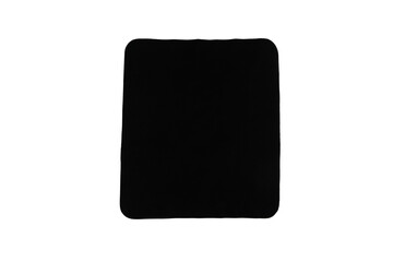 Abstract dark rounded square shape minimal design graphic element for digital composition