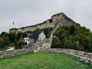 The Walled City of Jajce, Jajce Fortress medieval fortress in Jajce, Bosnia and Herzegovina.