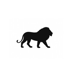 lion silhouette, original AI