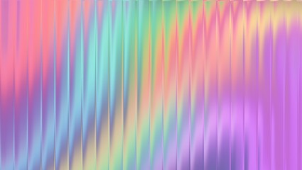 Pastel Rainbow Gradient Abstract Vertical Ribbed Background Texture image photo