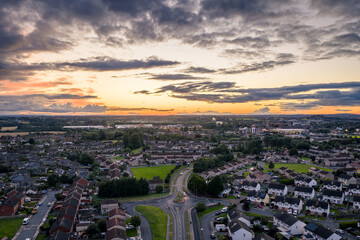 Aerial View Dundalk Town County