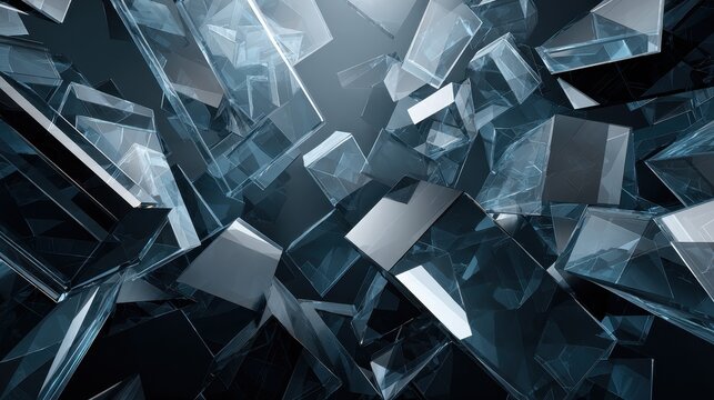 Abstract Composition of Geometric Glass Forms