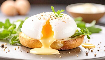 半熟卵がとろけるポーチドエッグの贅沢ブランチ