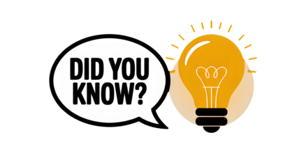 Spark curiosity with a bright idea lightbulb and 'Did You Know?' question bubble