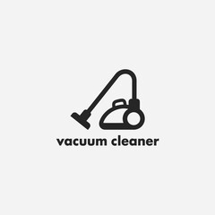 Download a minimalist vacuum cleaner silhouette vector with a clean, modern design. Perfect for logos, icons, branding, home appliance graphics, and digital projects.